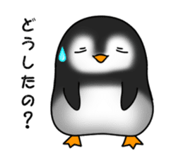 Penguin with 40 emotion or pattern sticker #7222649