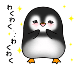Penguin with 40 emotion or pattern sticker #7222651