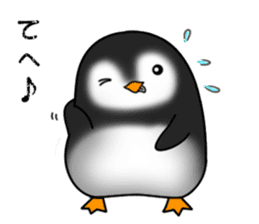 Penguin with 40 emotion or pattern sticker #7222654