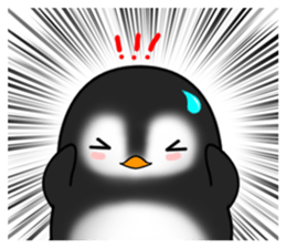 Penguin with 40 emotion or pattern sticker #7222660