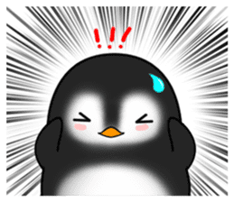 Penguin with 40 emotion or pattern sticker #7222660
