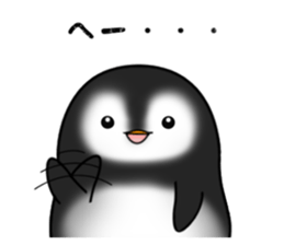 Penguin with 40 emotion or pattern sticker #7222662