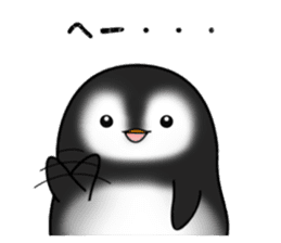 Penguin with 40 emotion or pattern sticker #7222662