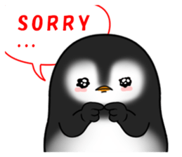Penguin with 40 emotion or pattern sticker #7222665