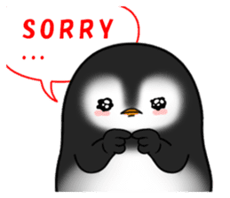 Penguin with 40 emotion or pattern sticker #7222665