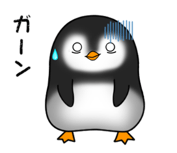 Penguin with 40 emotion or pattern sticker #7222671
