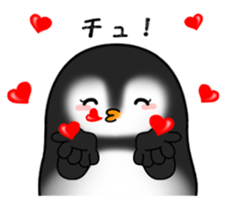 Penguin with 40 emotion or pattern sticker #7222672