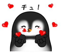 Penguin with 40 emotion or pattern sticker #7222672