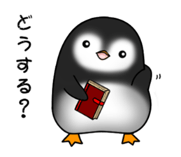 Penguin with 40 emotion or pattern sticker #7222677