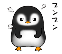 Penguin with 40 emotion or pattern sticker #7222678