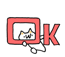 Japan Sticker KimamaNeko 8 sticker #7223244