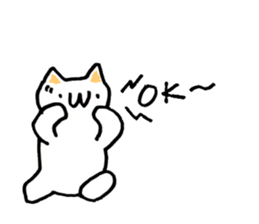 Japan Sticker KimamaNeko 8 sticker #7223245