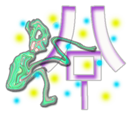 twinkle monster7 BIG sticker #7223400