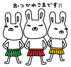 Aidorusentai usagi sticker #7223443