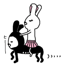 Aidorusentai usagi sticker #7223468