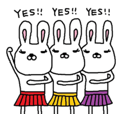 Aidorusentai usagi sticker #7223477