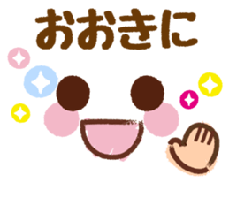 Emoticons and messages Kansai dialect sticker #7223774