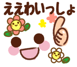 Emoticons and messages Kansai dialect sticker #7223787