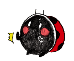 Good friend sticker of ladybug. sticker #7224005