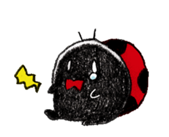 Good friend sticker of ladybug. sticker #7224007