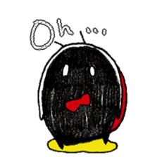 Good friend sticker of ladybug. sticker #7224008