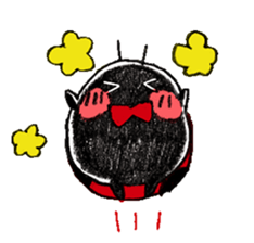 Good friend sticker of ladybug. sticker #7224010