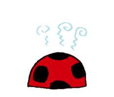 Good friend sticker of ladybug. sticker #7224013
