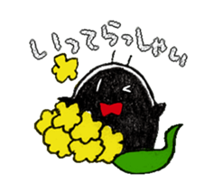 Good friend sticker of ladybug. sticker #7224015