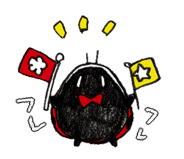 Good friend sticker of ladybug. sticker #7224018