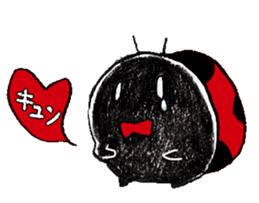 Good friend sticker of ladybug. sticker #7224023