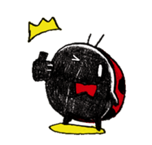 Good friend sticker of ladybug. sticker #7224024
