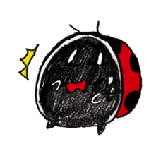 Good friend sticker of ladybug. sticker #7224028