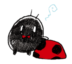 Good friend sticker of ladybug. sticker #7224035