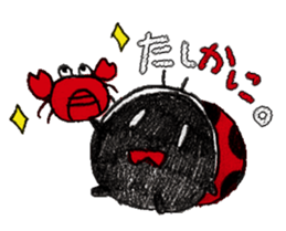 Good friend sticker of ladybug. sticker #7224037