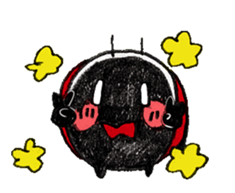 Good friend sticker of ladybug. sticker #7224039