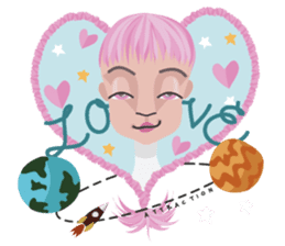 STARRY Lovely planet sticker #7224640