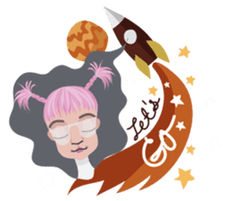 STARRY Lovely planet sticker #7224641