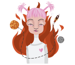 STARRY Lovely planet sticker #7224646