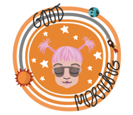 STARRY Lovely planet sticker #7224647