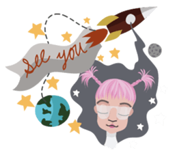 STARRY Lovely planet sticker #7224651