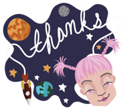 STARRY Lovely planet sticker #7224653