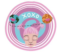 STARRY Lovely planet sticker #7224655