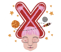 STARRY Lovely planet sticker #7224657