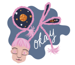 STARRY Lovely planet sticker #7224659