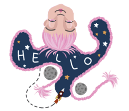 STARRY Lovely planet sticker #7224661