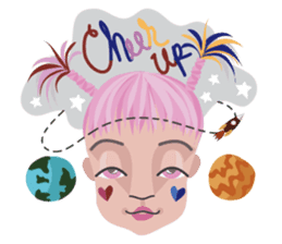 STARRY Lovely planet sticker #7224662