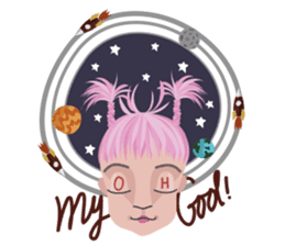 STARRY Lovely planet sticker #7224668
