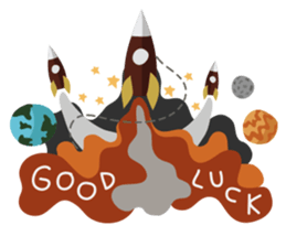 STARRY Lovely planet sticker #7224673