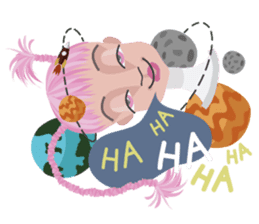 STARRY Lovely planet sticker #7224677