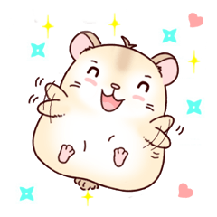 Hamster with 40 emotion or pattern